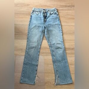 Zara Flare Slit Jeans